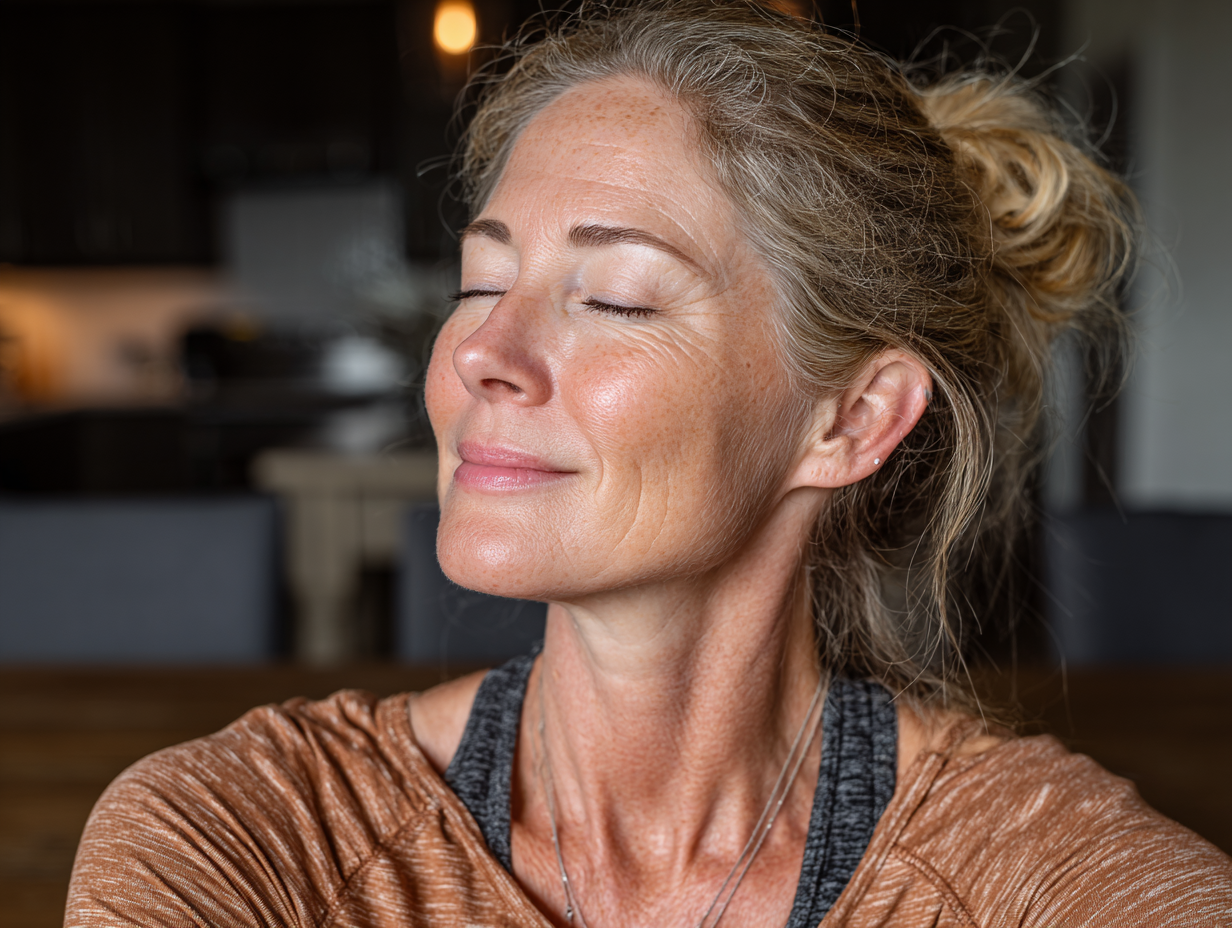 Йога на природі для старших людей